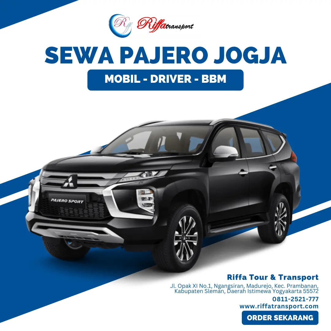 Sewa Pajero Jogja-Rental Mobil di Yogyakarta Murah-Riffa Tour & Transport