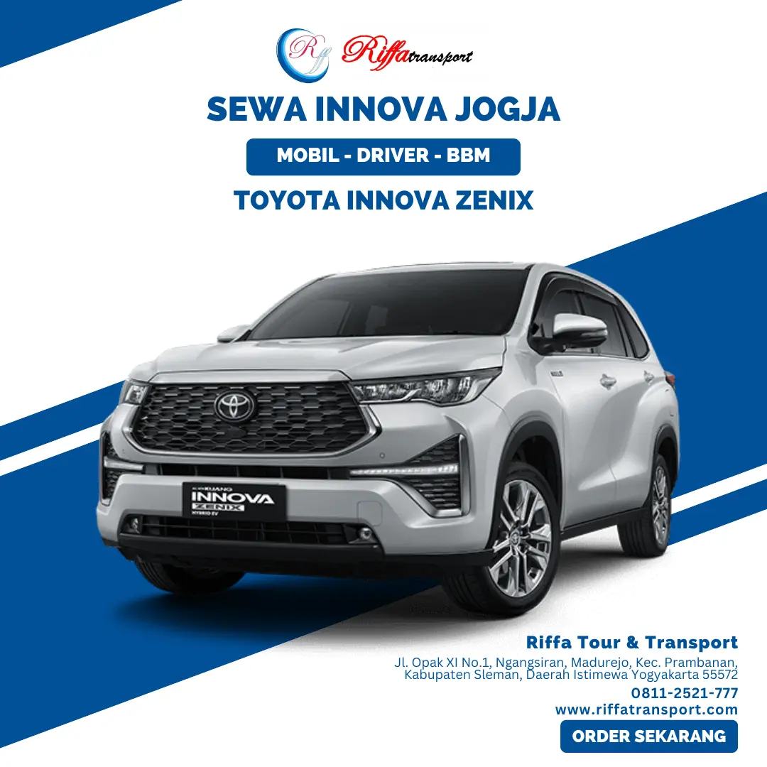 Toyota Innova Zenix-Sewa Innova Jogja-Rental Mobil di Yogyakarta Murah-Riffa Tour & Transport
